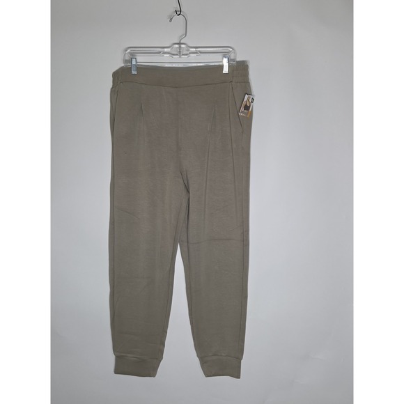 Avia Pants - Avia Women's Scuba Knit Pleat Joggers with Pockets Size XL (16-18)